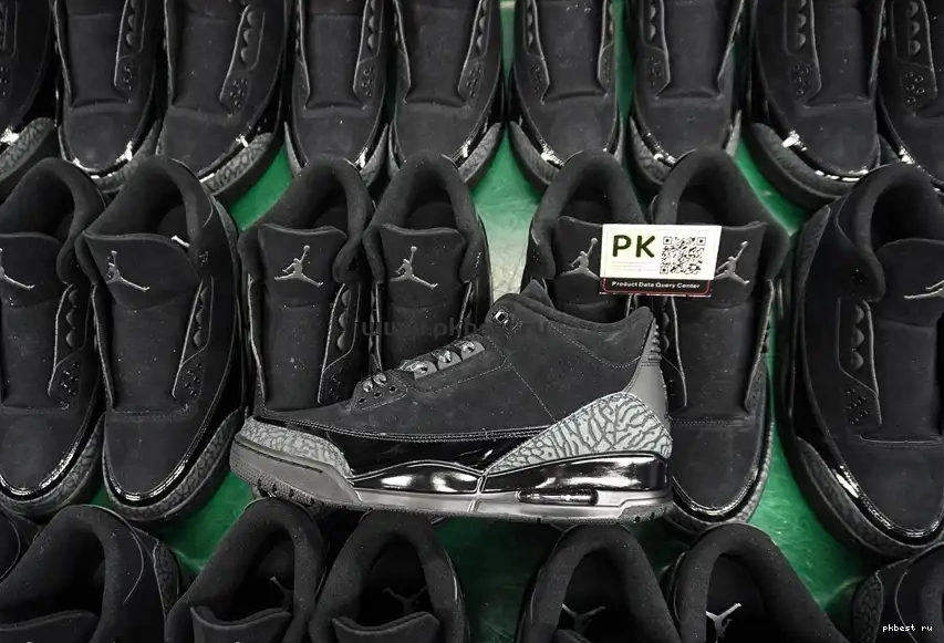 Retro GOD SHIP Jordan  RETAIL 3 Cat MATERIALS Air PK TO READY Black 0515